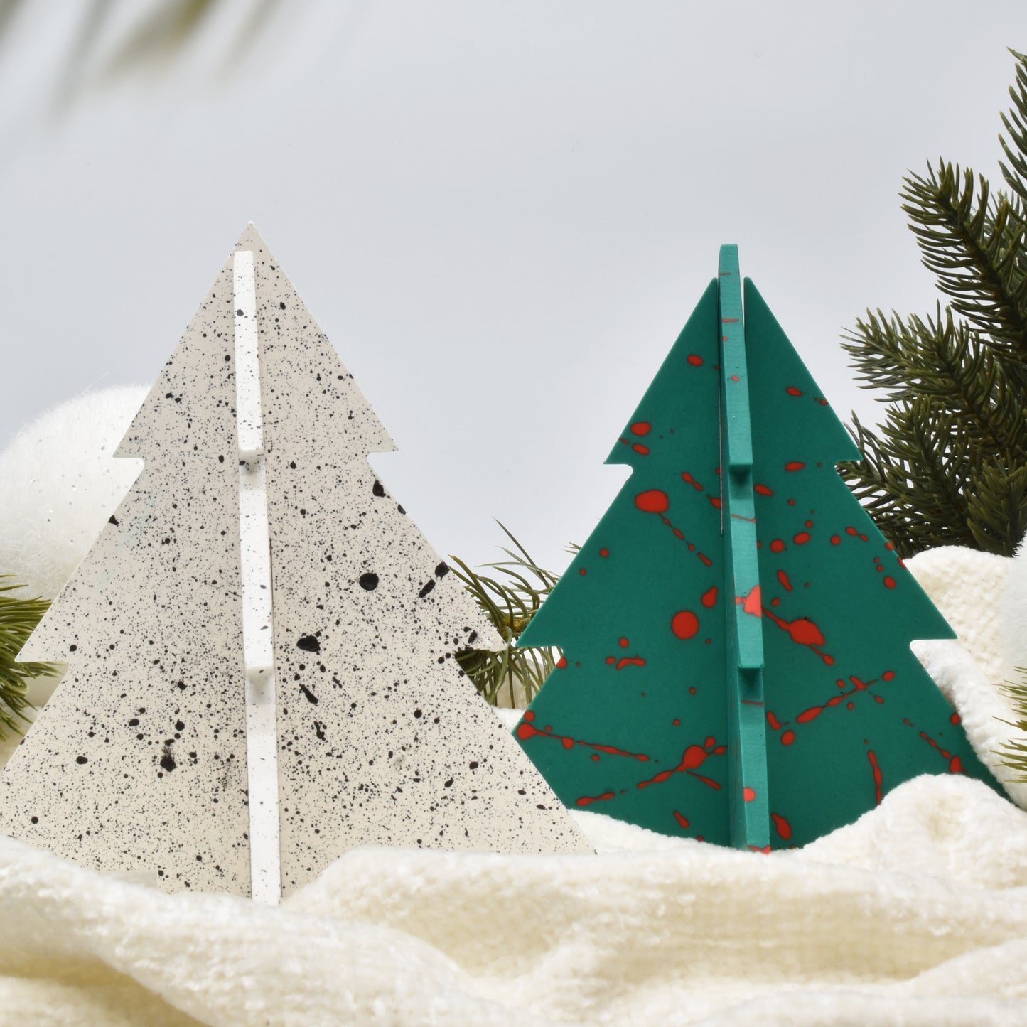 Deco Christmas Trees (x2)