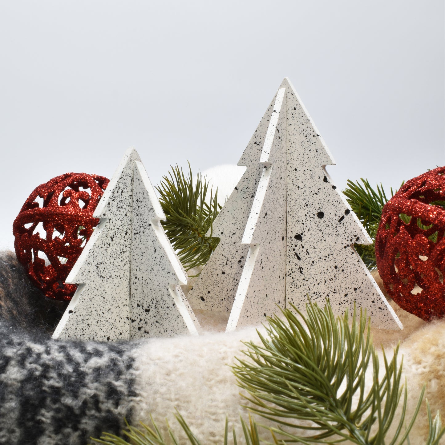 Deco Christmas Trees (x2)